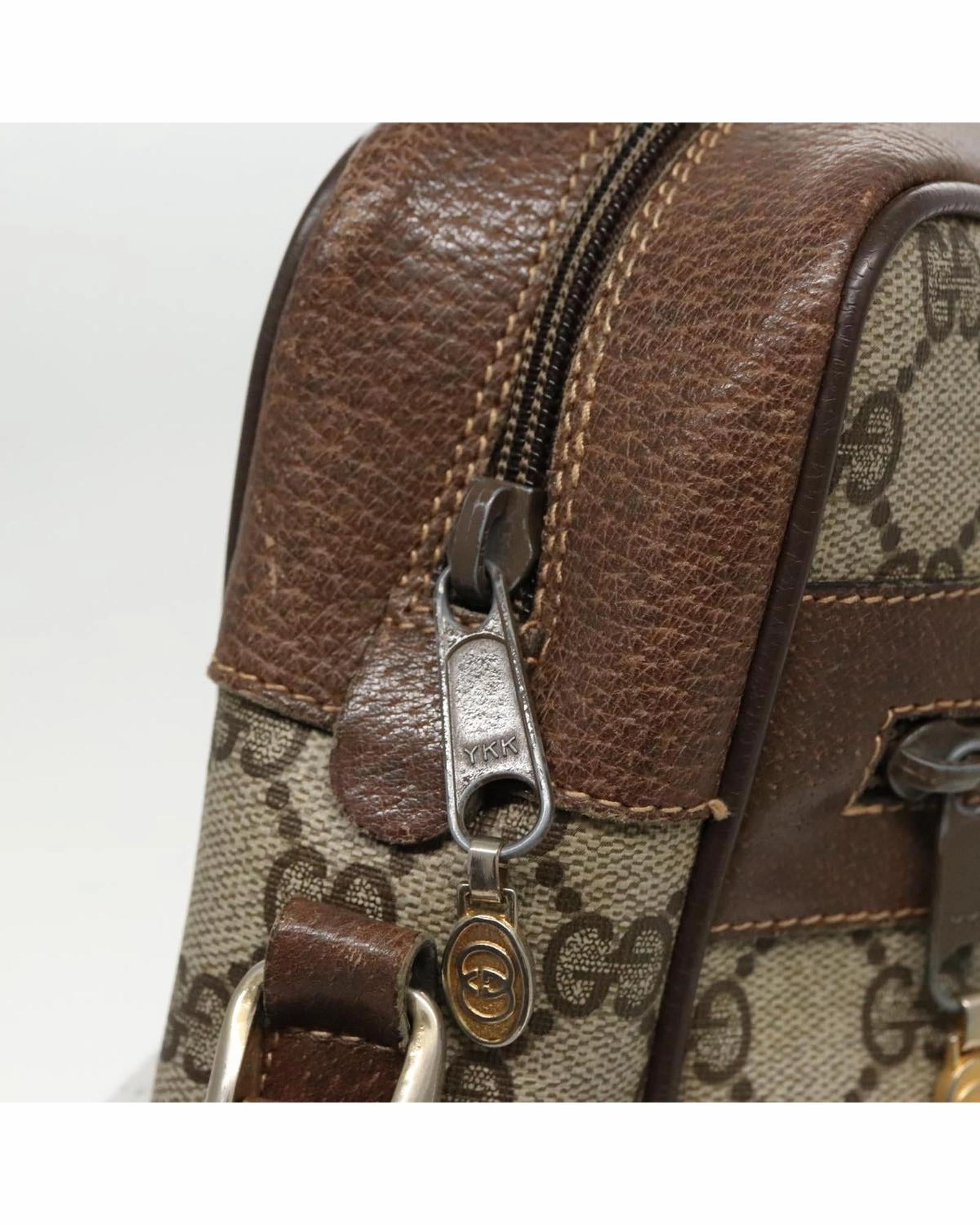 GG Supreme Web Sherry Line PVC Leather Shoulder Bag