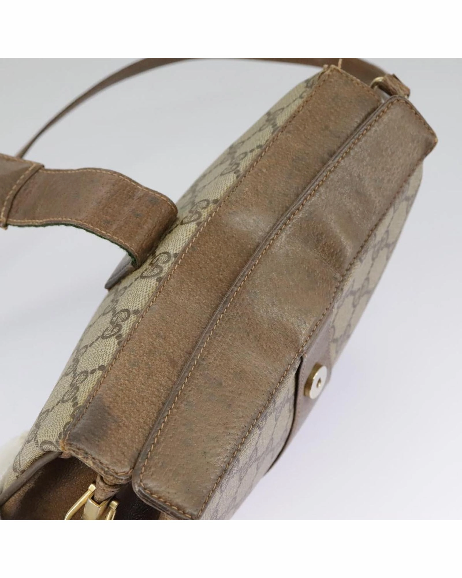 GG Supreme Web Sherry Line Shoulder Bag in GG Canvas