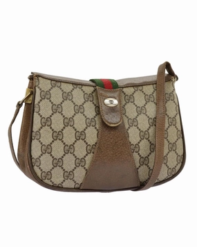 GG Supreme Web Sherry Line Shoulder Bag in GG Canvas