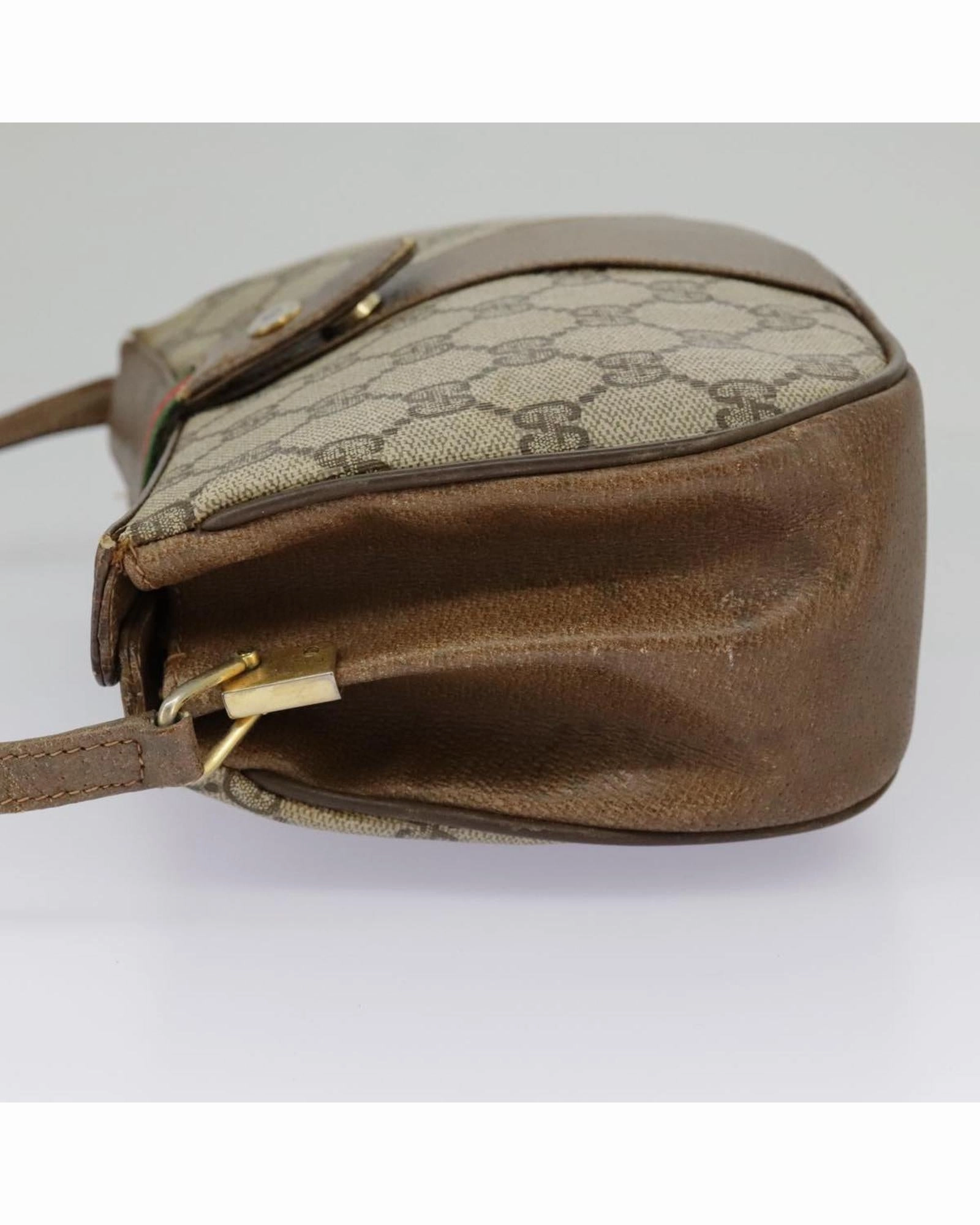 GG Supreme Web Sherry Line Shoulder Bag in GG Canvas
