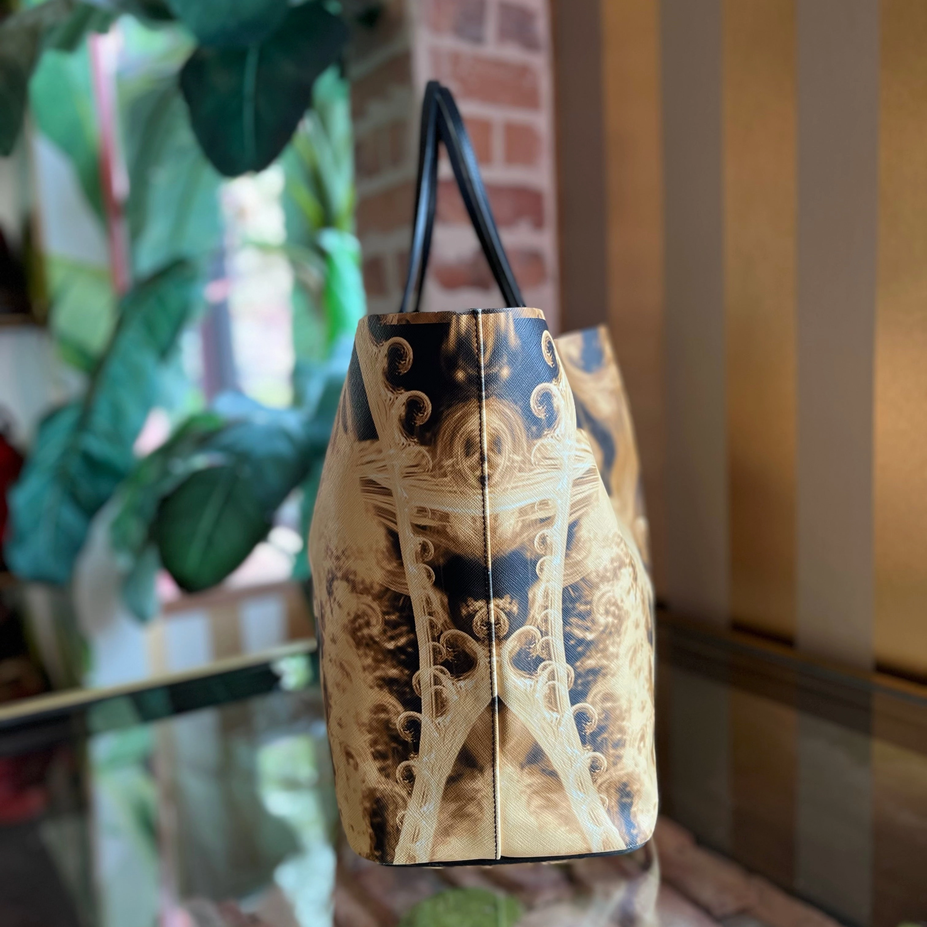 GIVENCHY Antigona Shopper Flame Print Canvas Tote Bag