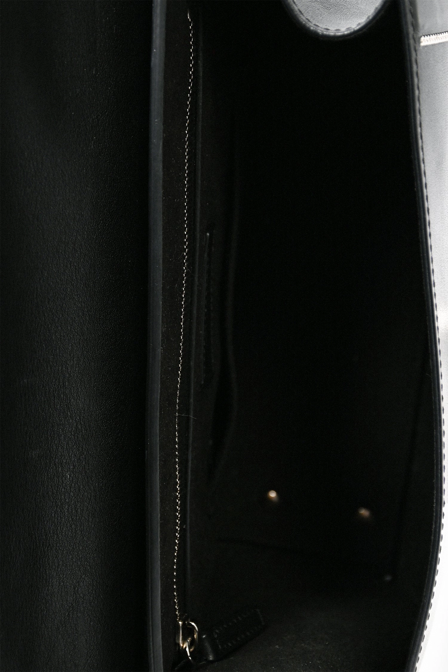 Givenchy Black Leather Logo 'Shark' Shoulder Bag