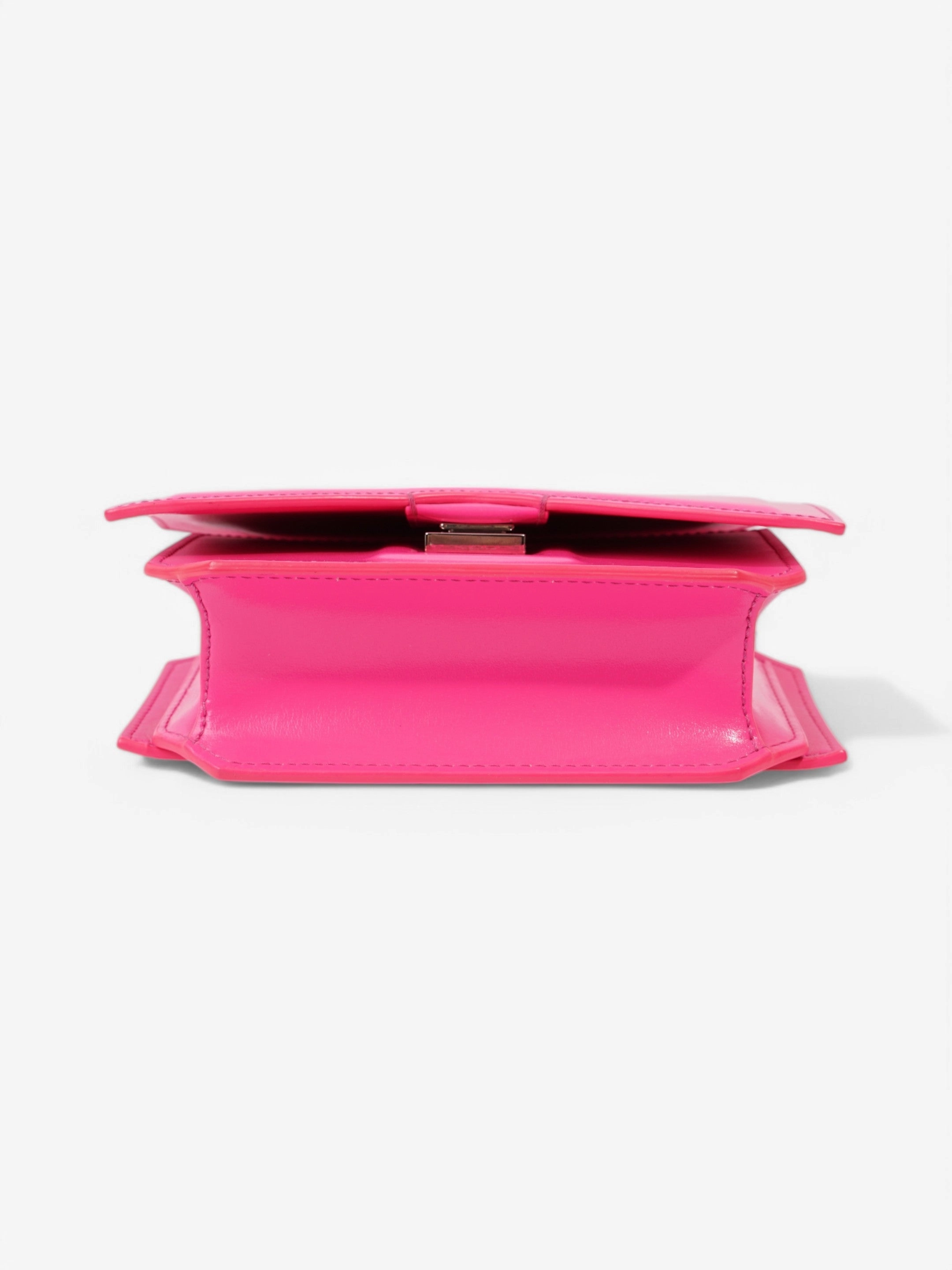 Givenchy Bow Cut Crossbody Neon Pink Leather Mini