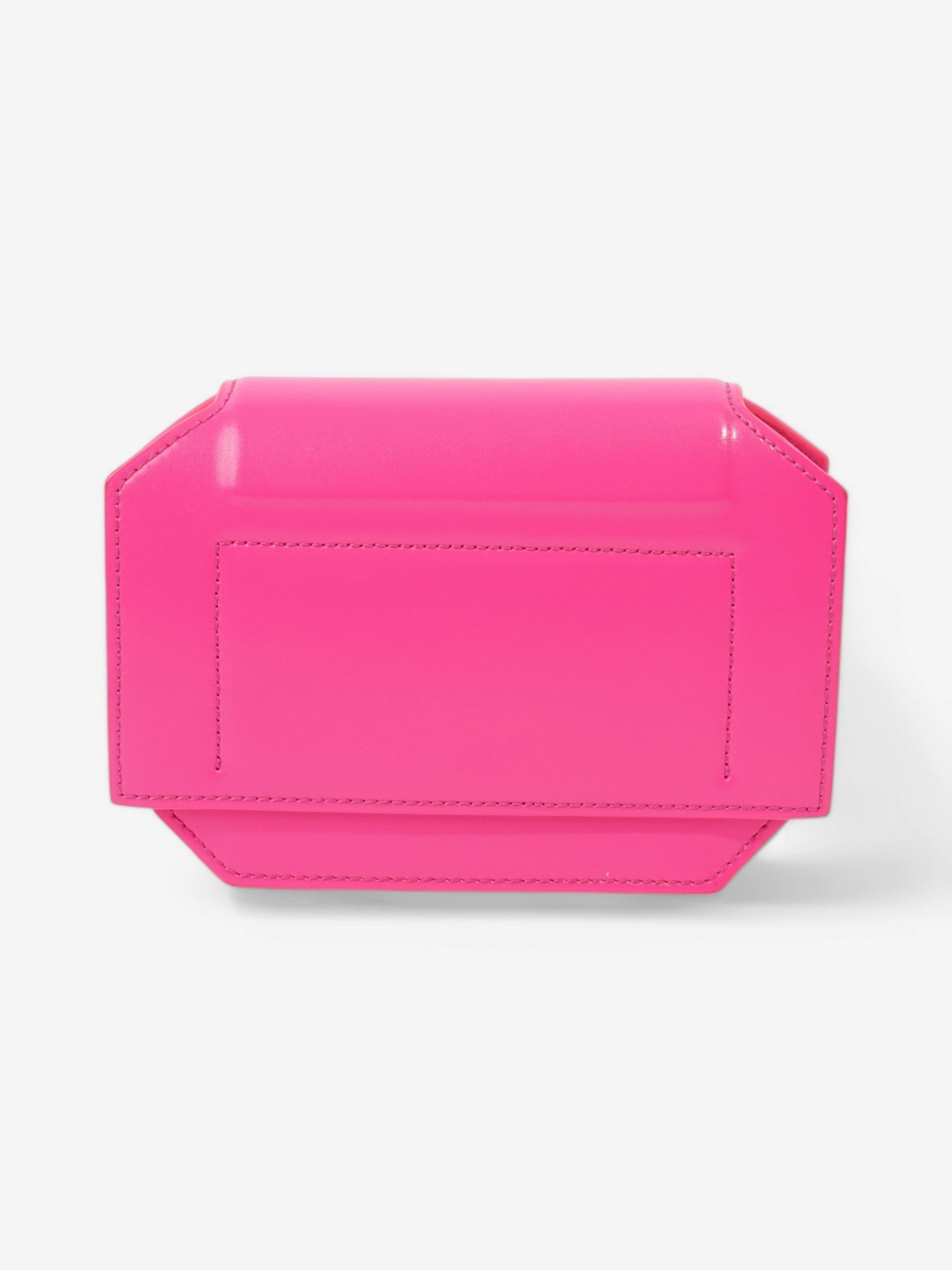 Givenchy Bow Cut Crossbody Neon Pink Leather Mini