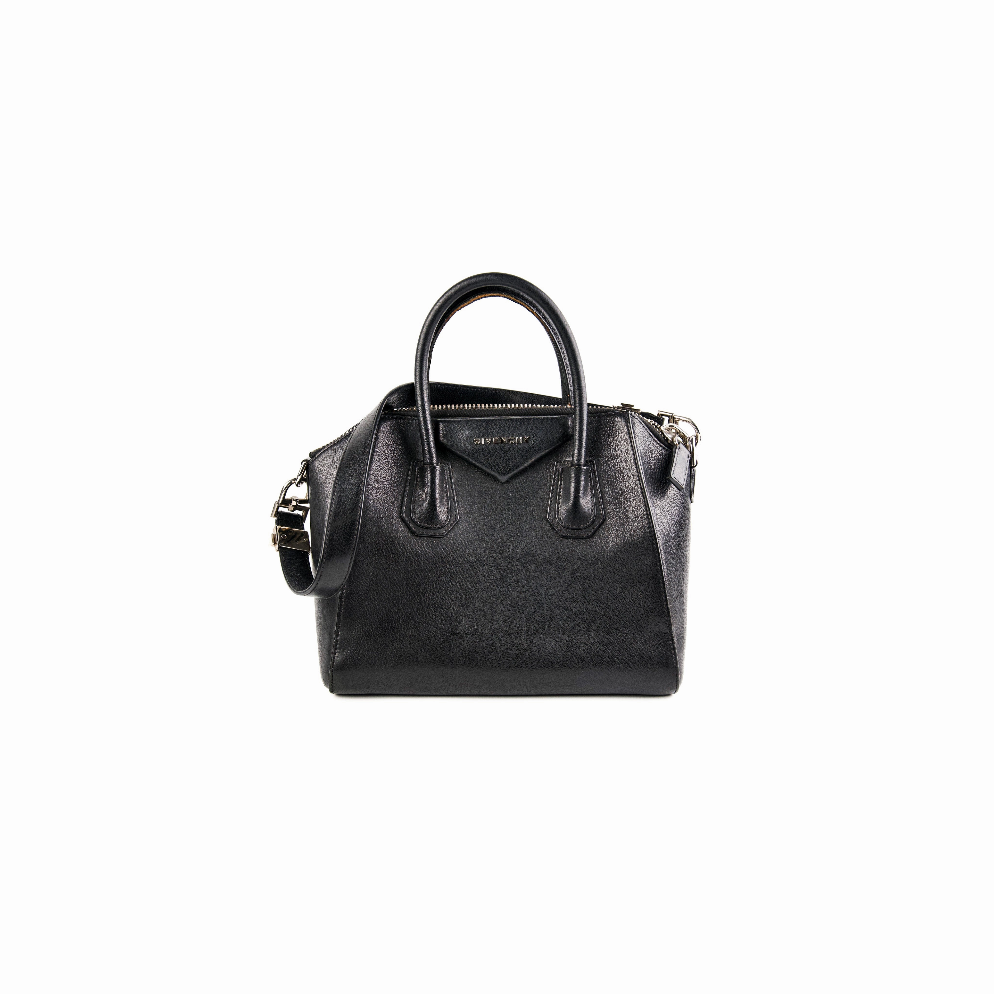 Givency Antigona Small Grained Calfskin Black