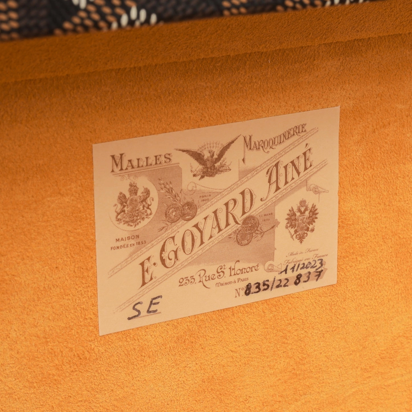 Goyard Goyard - Palace MM Trunk - Black/Tan Goyardine GHW - Pre-Loved