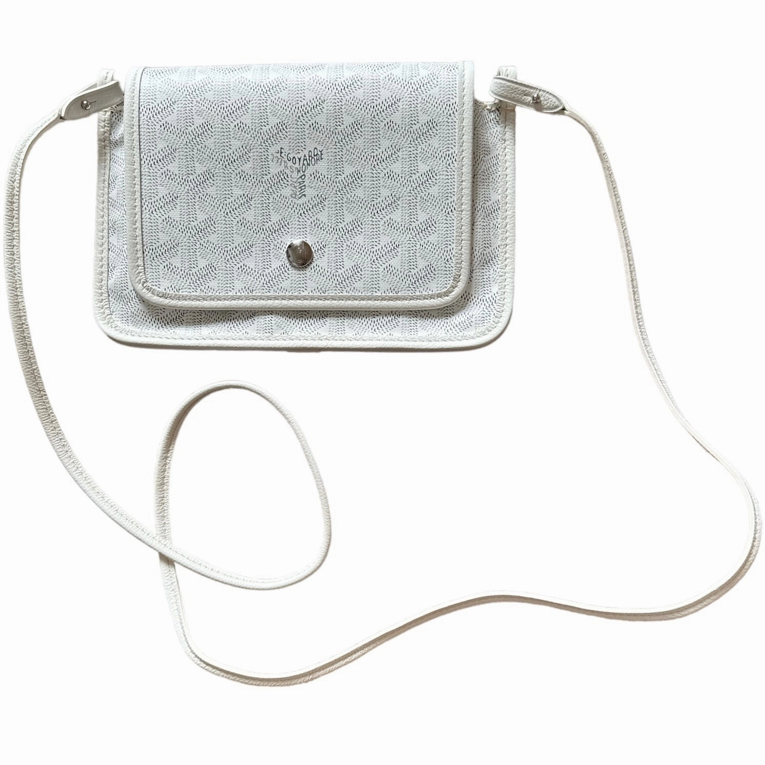 Goyard Plumet Pocket Wallet Crossbody - White (NWT)