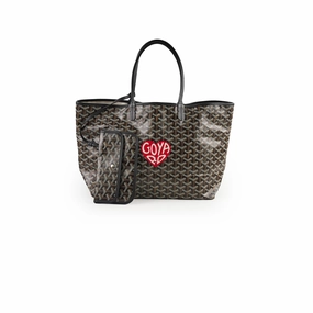 Goyard Saint Louis Tote PM Black with customisation