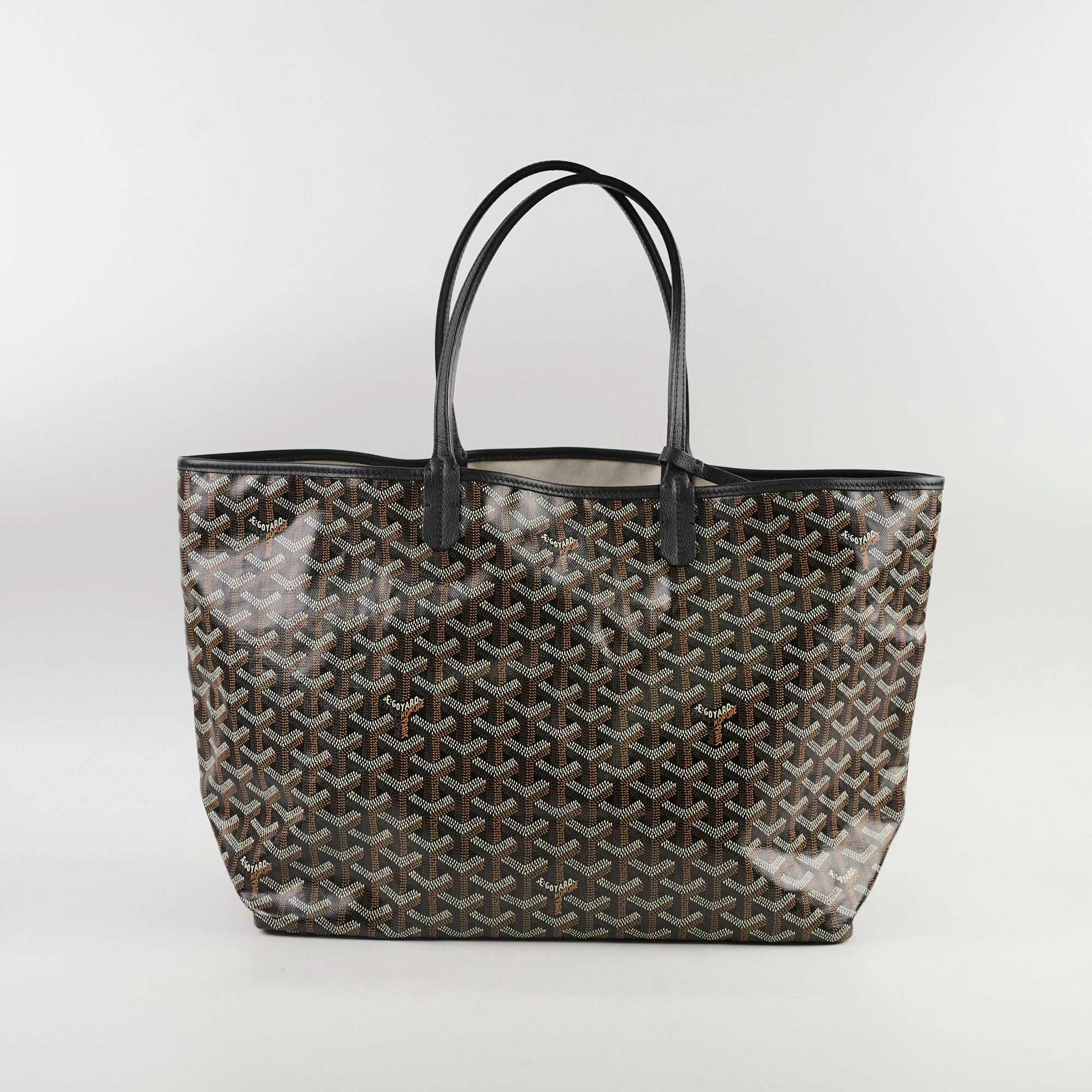 Goyard Saint Louis Tote PM Black with customisation