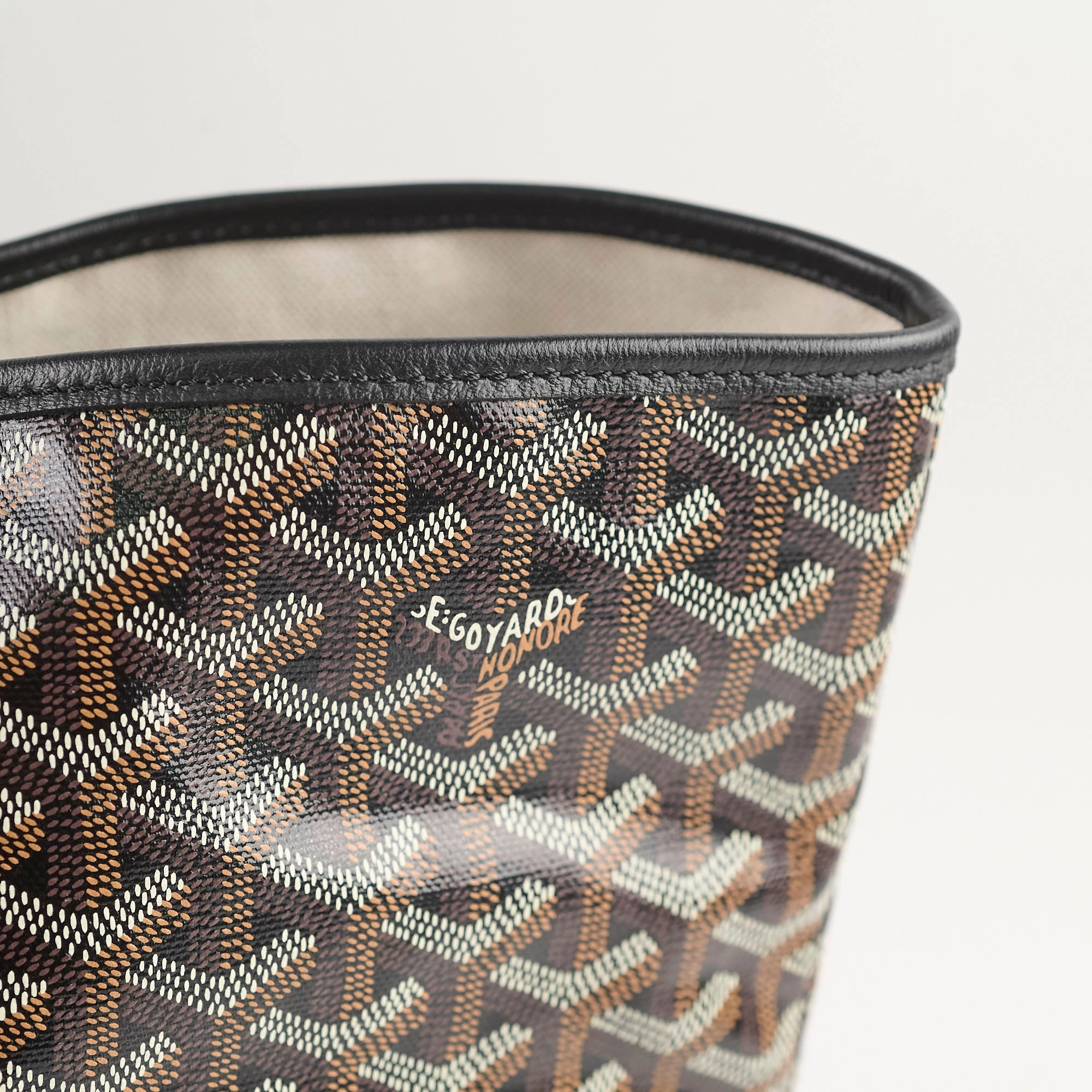Goyard Saint Louis Tote PM Black with customisation