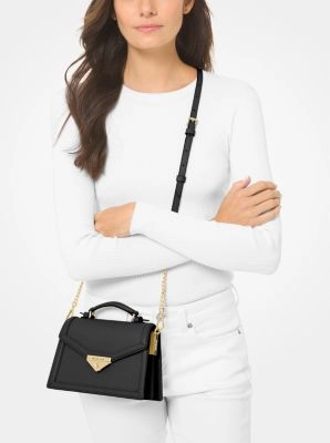 Grace Small Saffiano Leather Crossbody Bag
