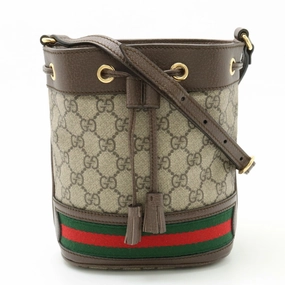 Gucci     Color Pvc Leather Shoulder Bag (Pre-Owned)