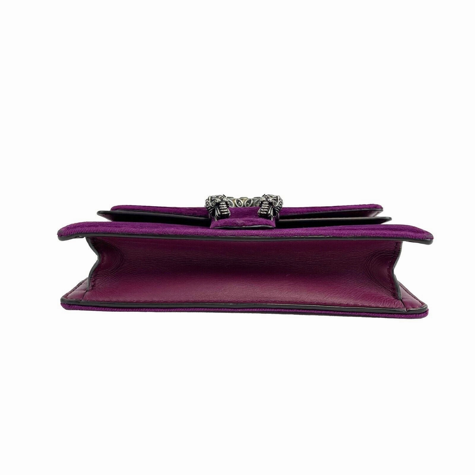 GUCCI - Dionsysus Super Mini - Purple Velvet w/ Removable Chain Crossbody Strap