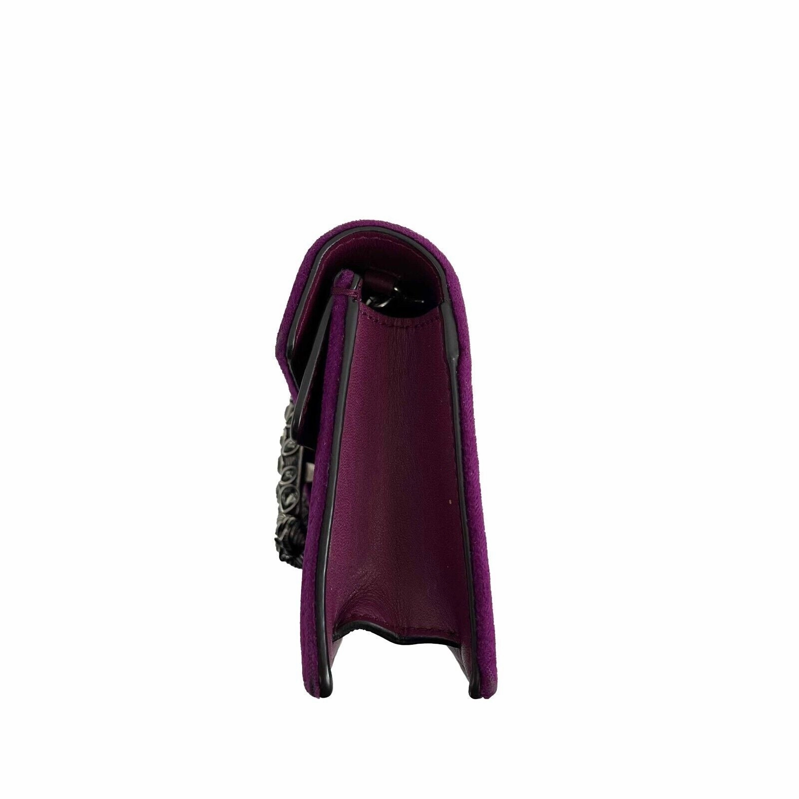 GUCCI - Dionsysus Super Mini - Purple Velvet w/ Removable Chain Crossbody Strap