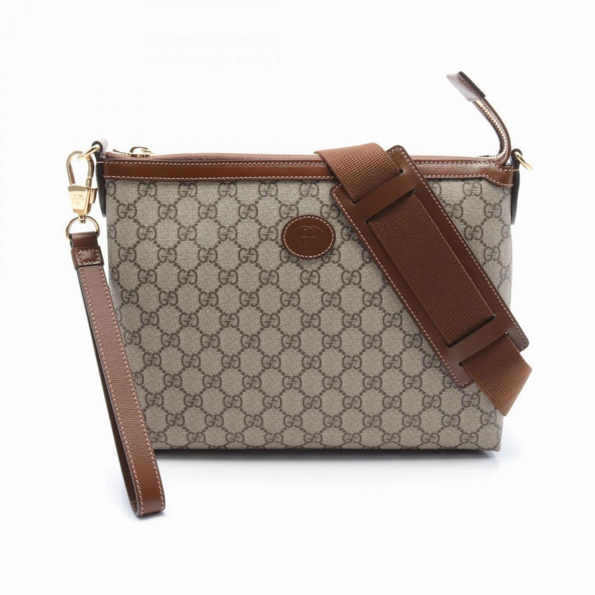 Gucci   Pvc Leather Messenger Bag Shoulder Bag
