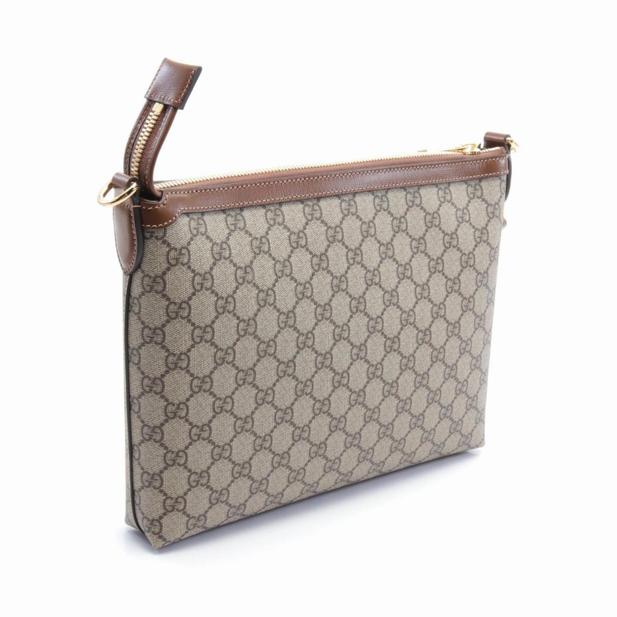 Gucci   Pvc Leather Messenger Bag Shoulder Bag