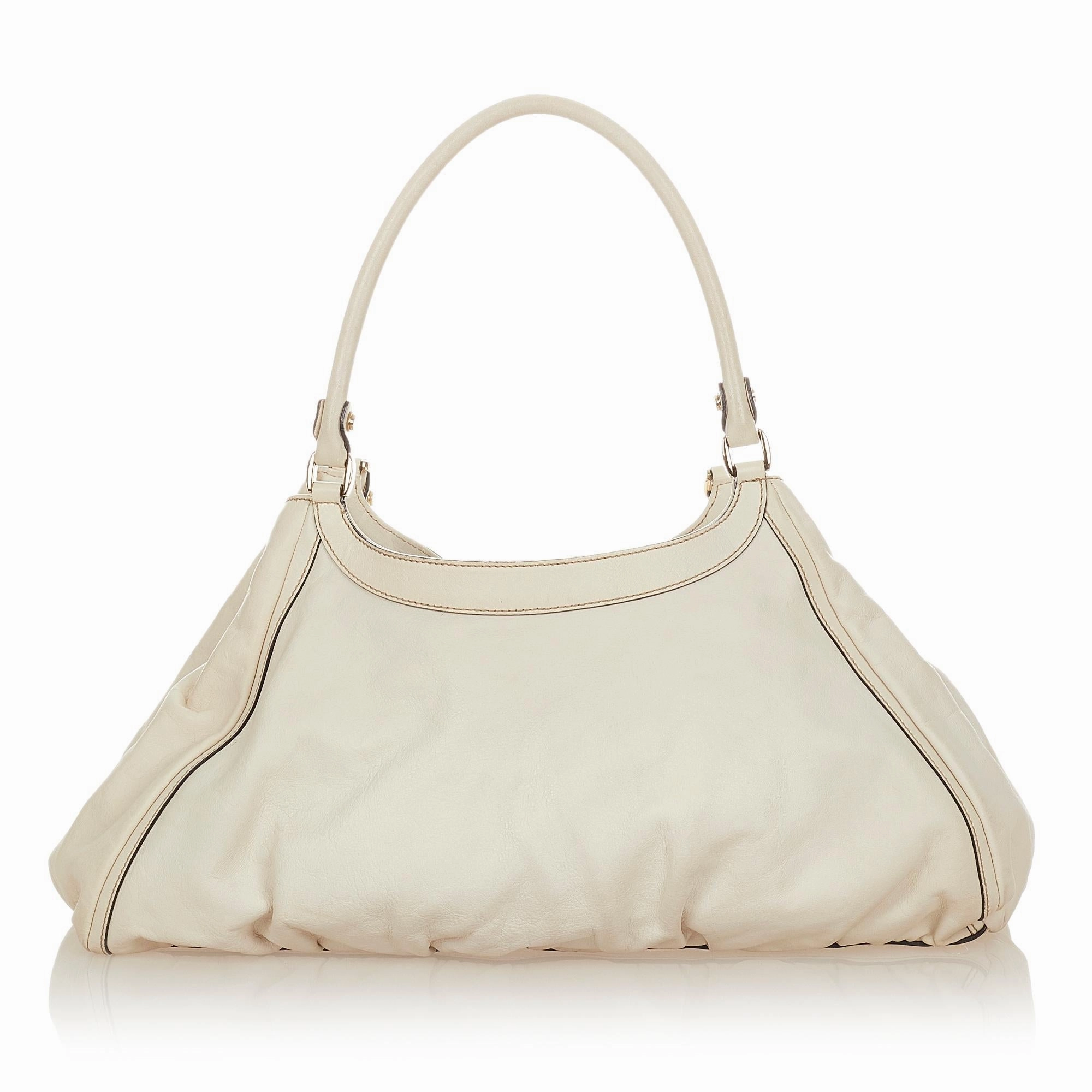 Gucci Abbey D-ring Leather Shoulder Bag (SHG-31847)