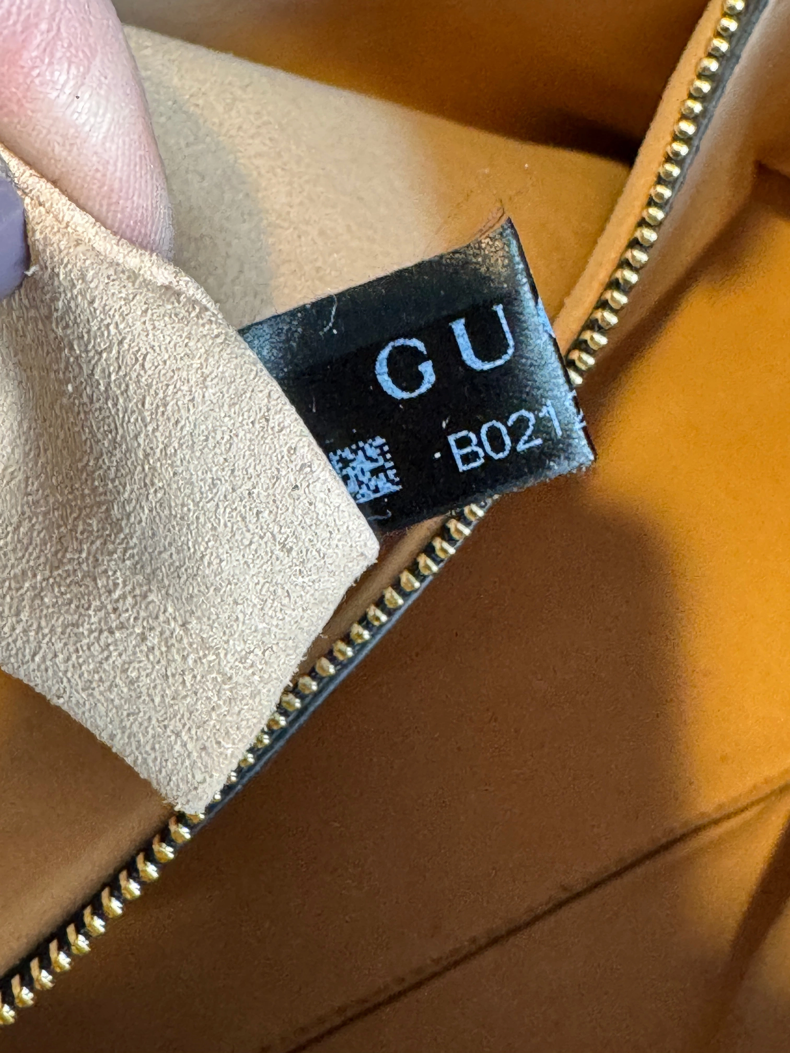GUCCI Apollo Calfskin GG Dadini Embroidered Black Shoulder Tote