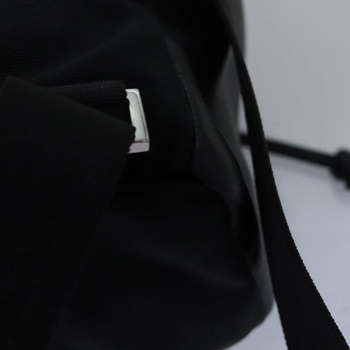 GUCCI Backpack Nylon Leather Black 003 0233  74876