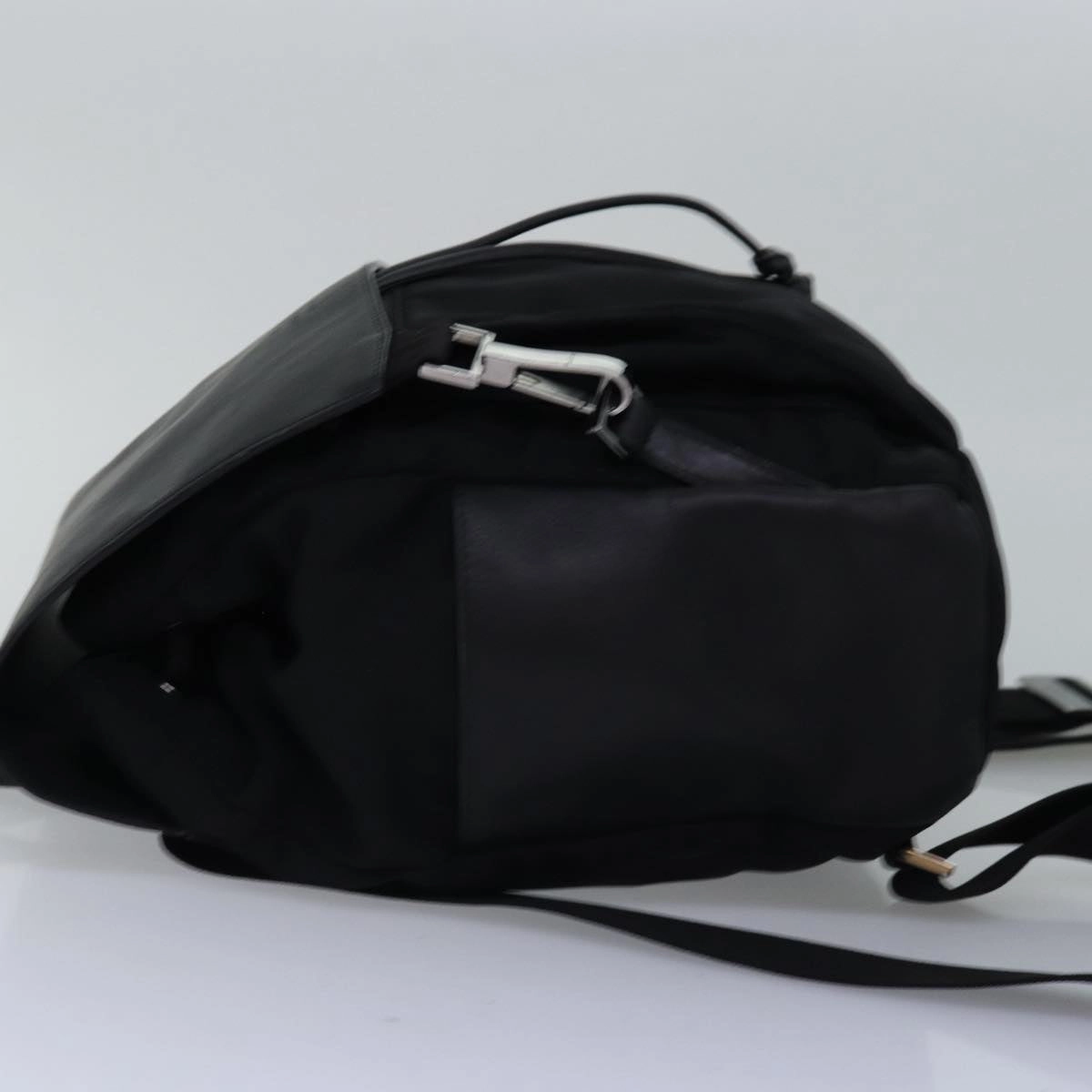 GUCCI Backpack Nylon Leather Black 003 0233  74876