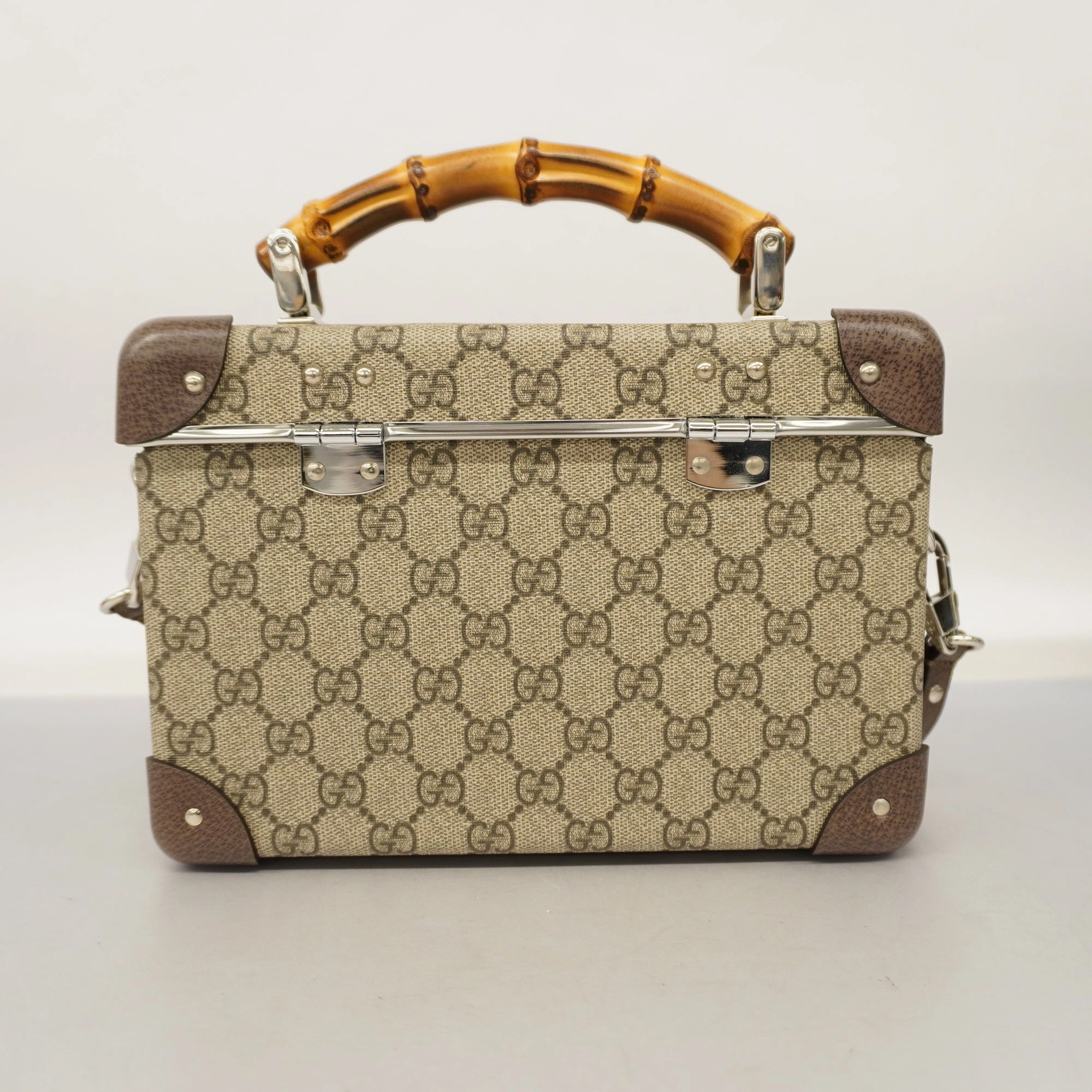 Gucci  Bamboo 2WAY Bag 533623 Women's GG Supreme,Leather Handbag,Shoulder