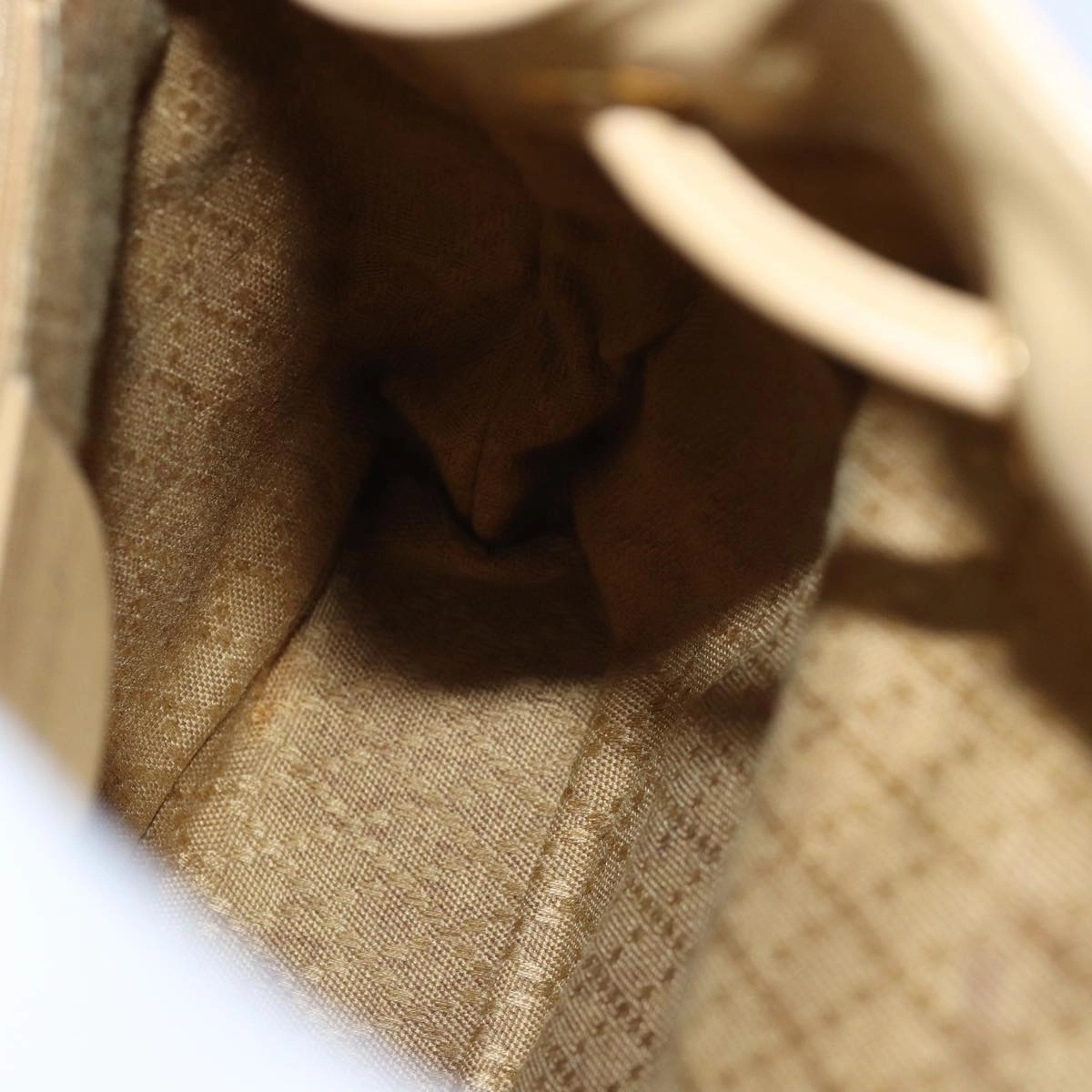 GUCCI Bamboo Backpack Leather Beige 003 2058 0030  74427
