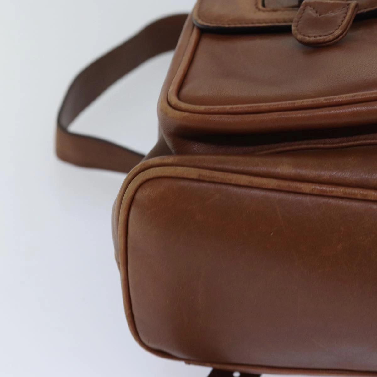 GUCCI Bamboo Backpack Leather Brown  ep5157