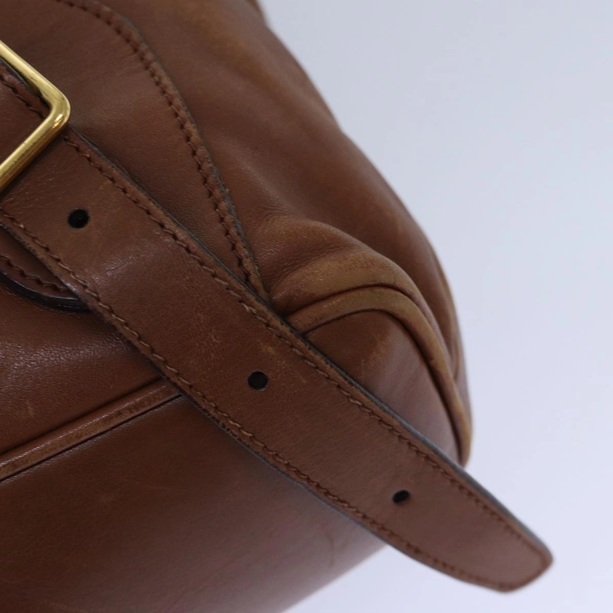 GUCCI Bamboo Backpack Leather Brown  ep5157