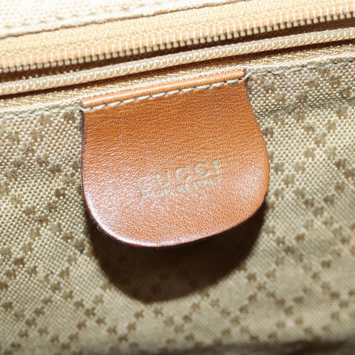 GUCCI Bamboo Backpack Leather Brown Gold 003 2058 0016  ar12268