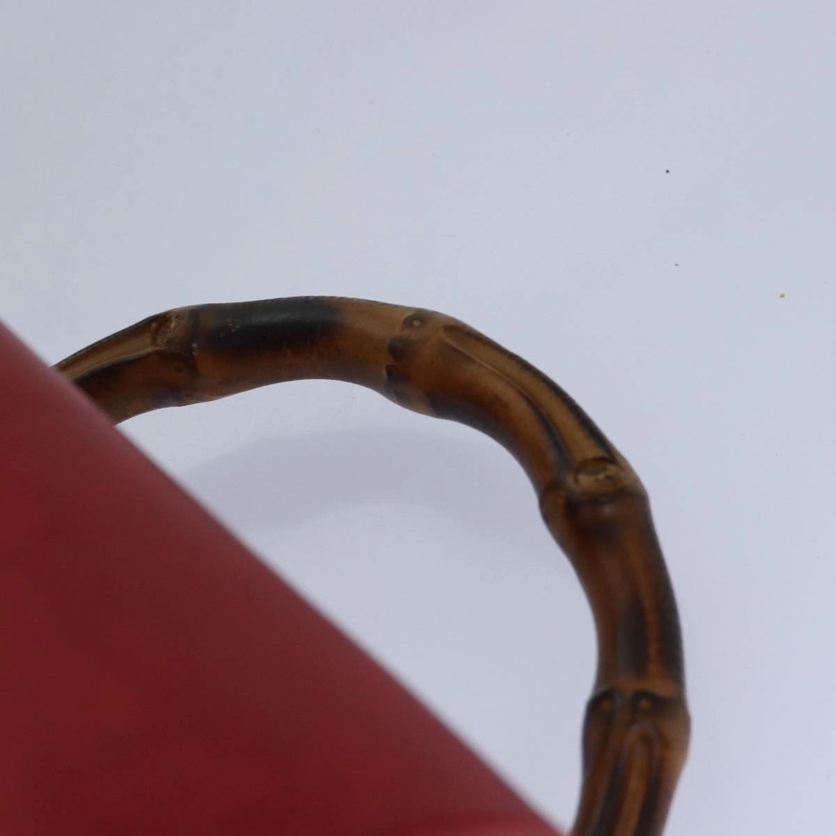 GUCCI Bamboo Backpack Leather Red 003 1705 0030  ar12168