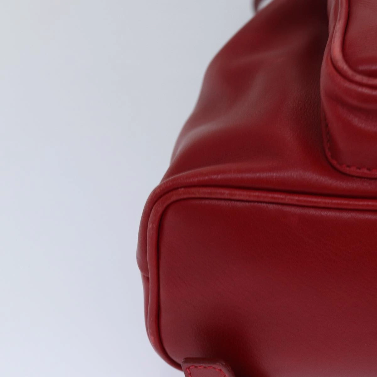 GUCCI Bamboo Backpack Leather Red 003 1705 0030  ar12168