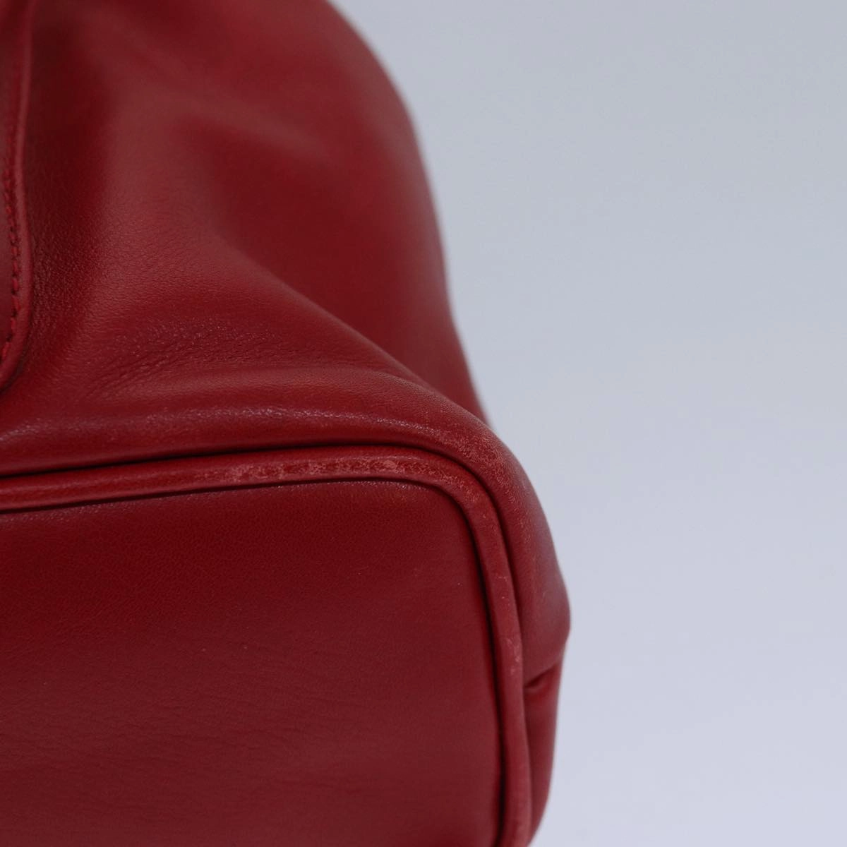 GUCCI Bamboo Backpack Leather Red 003 1705 0030  ar12168