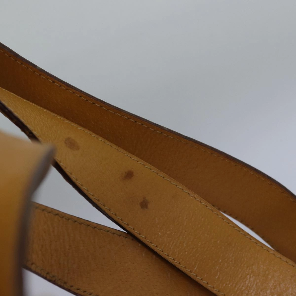 GUCCI Bamboo Backpack Leather Yellow 003 2058 0016  th5025
