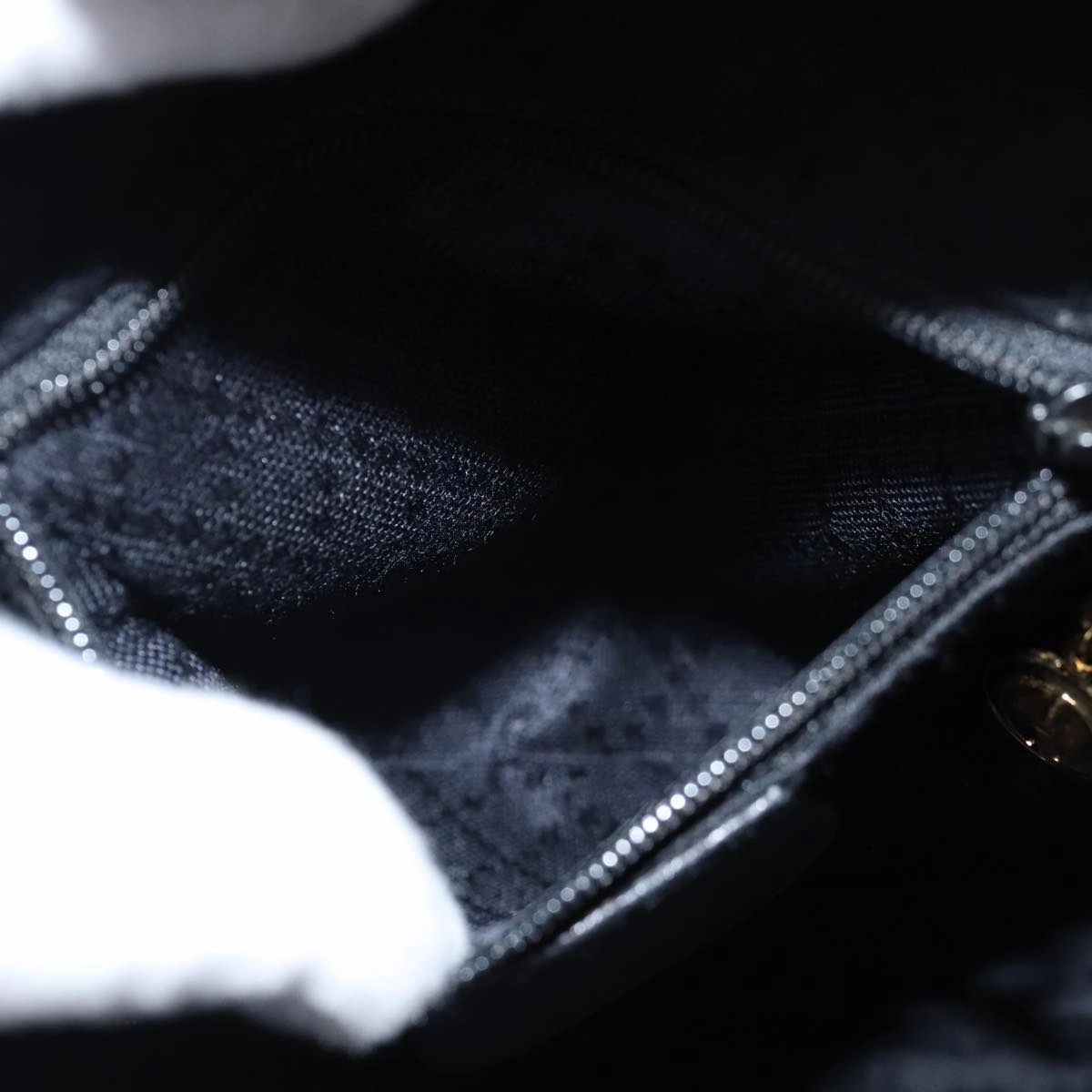 GUCCI Bamboo Backpack Patent leather Black 003 2058 0030  ep4556