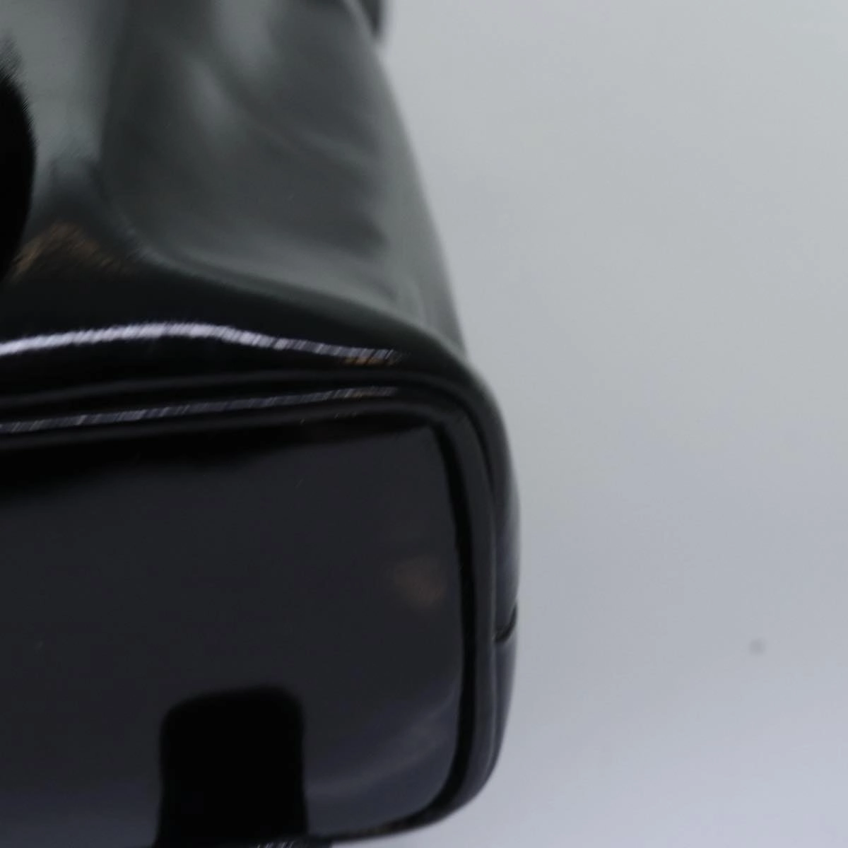 GUCCI Bamboo Backpack Patent leather Black 003 2058 0030  ep4556