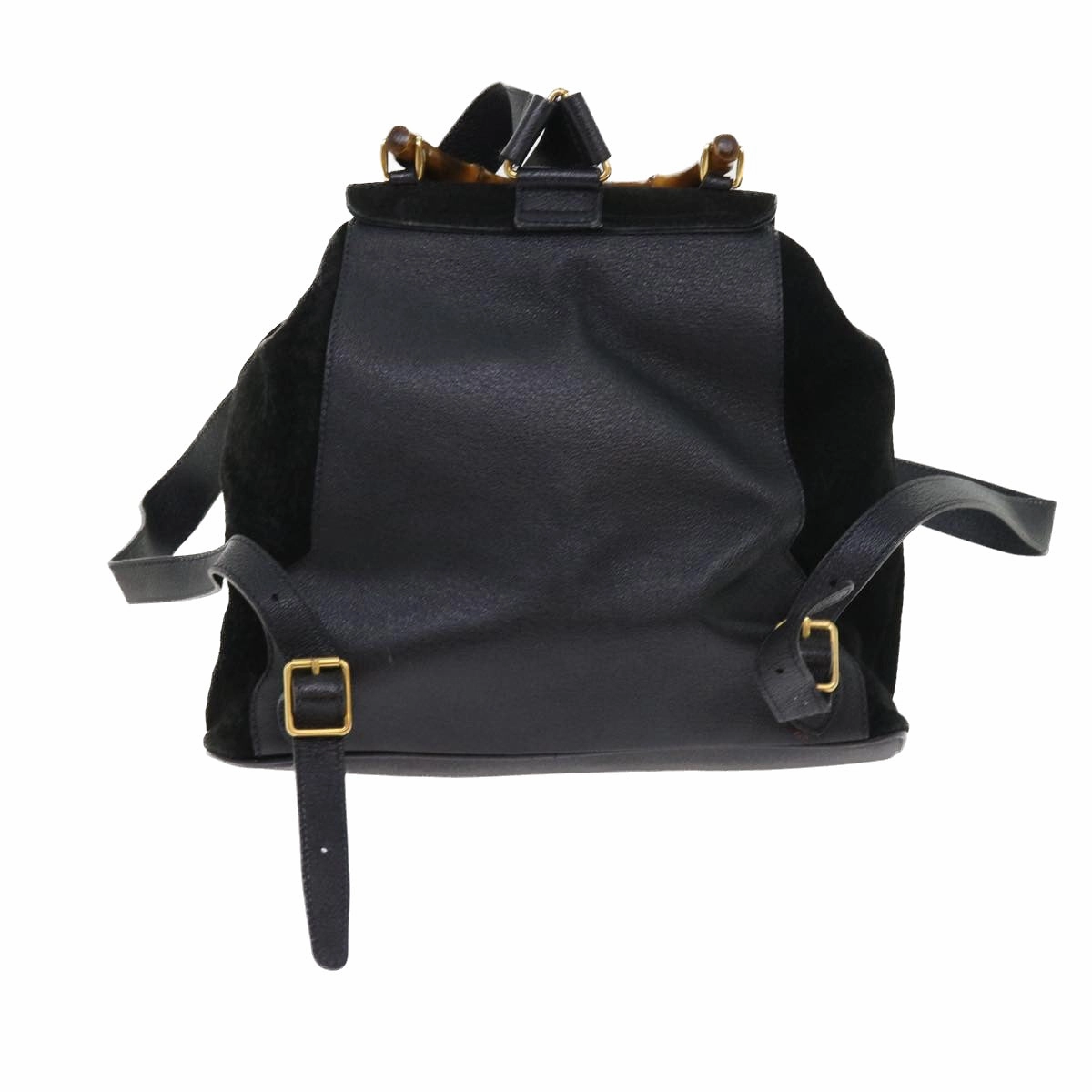 GUCCI Bamboo Backpack Suede Black 003 2058 0016  ep2009