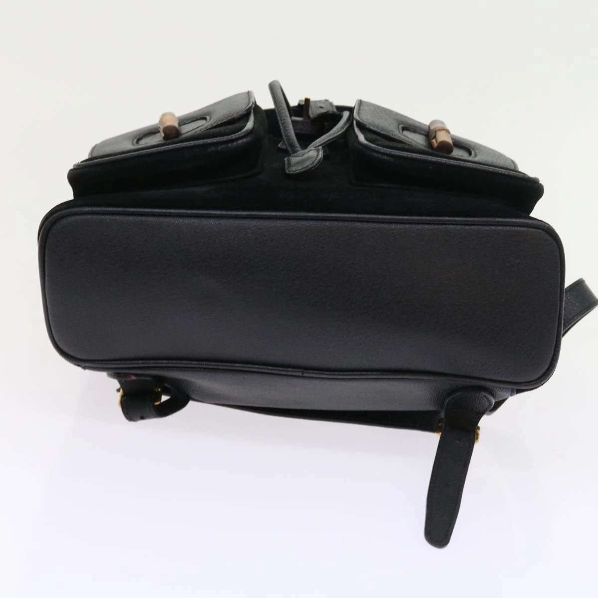 GUCCI Bamboo Backpack Suede Black 003 2058 0016  ep2009