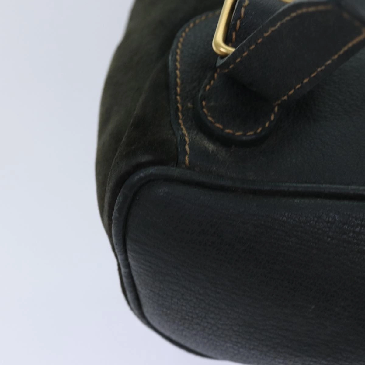 GUCCI Bamboo Backpack Suede Khaki 003 1705 0030  th5168
