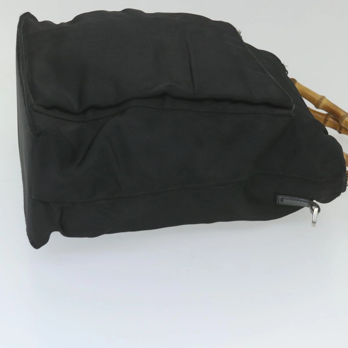 Gucci Bamboo  Canvas Shoulder Bag