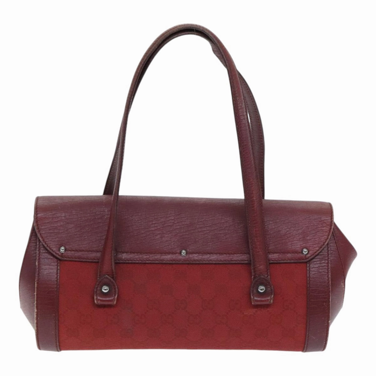 Gucci Bamboo  Canvas Shoulder Bag