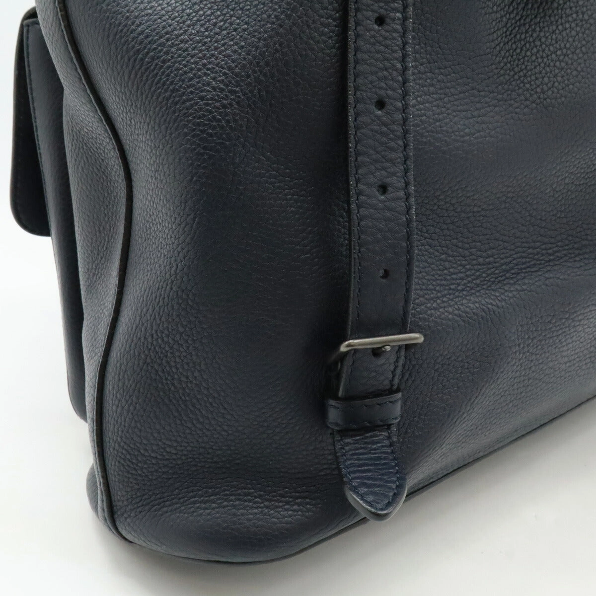Gucci Bamboo Leather Backpack Navy 387097