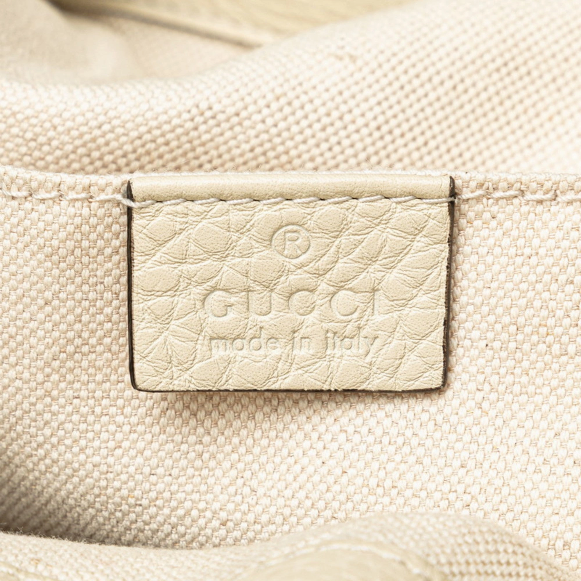 Gucci Bamboo  Leather Backpack (Pre-Owned)