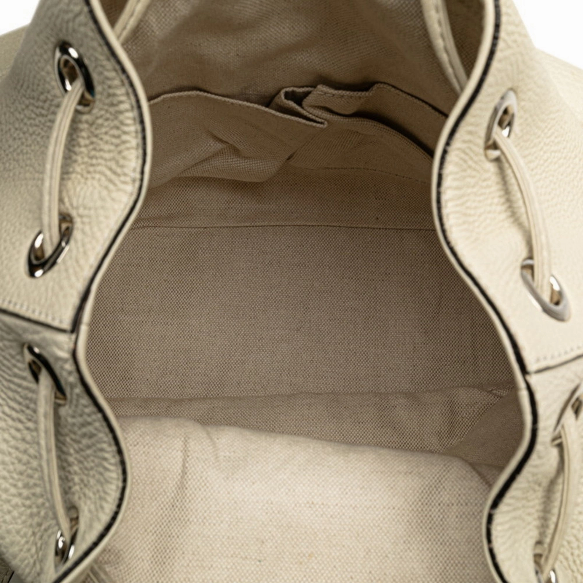 Gucci Bamboo  Leather Backpack (Pre-Owned)