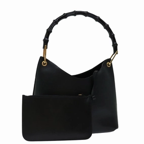 Gucci Bamboo  Leather Shoulder Bag ()