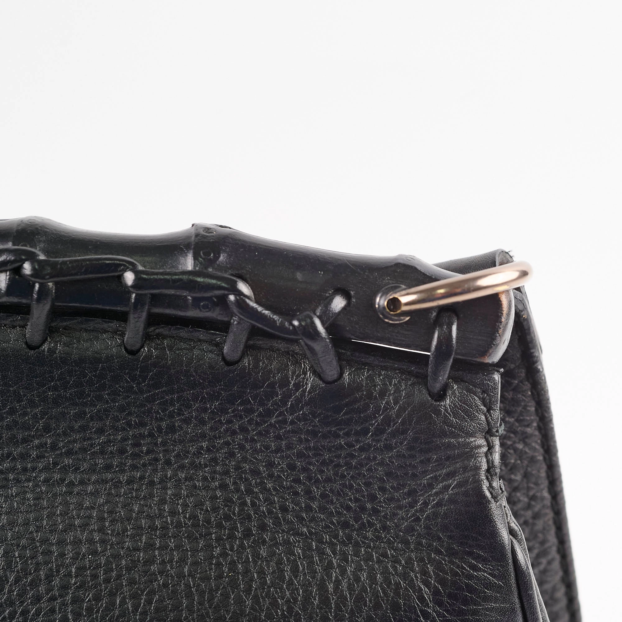 Gucci Bamboo Messenger Black