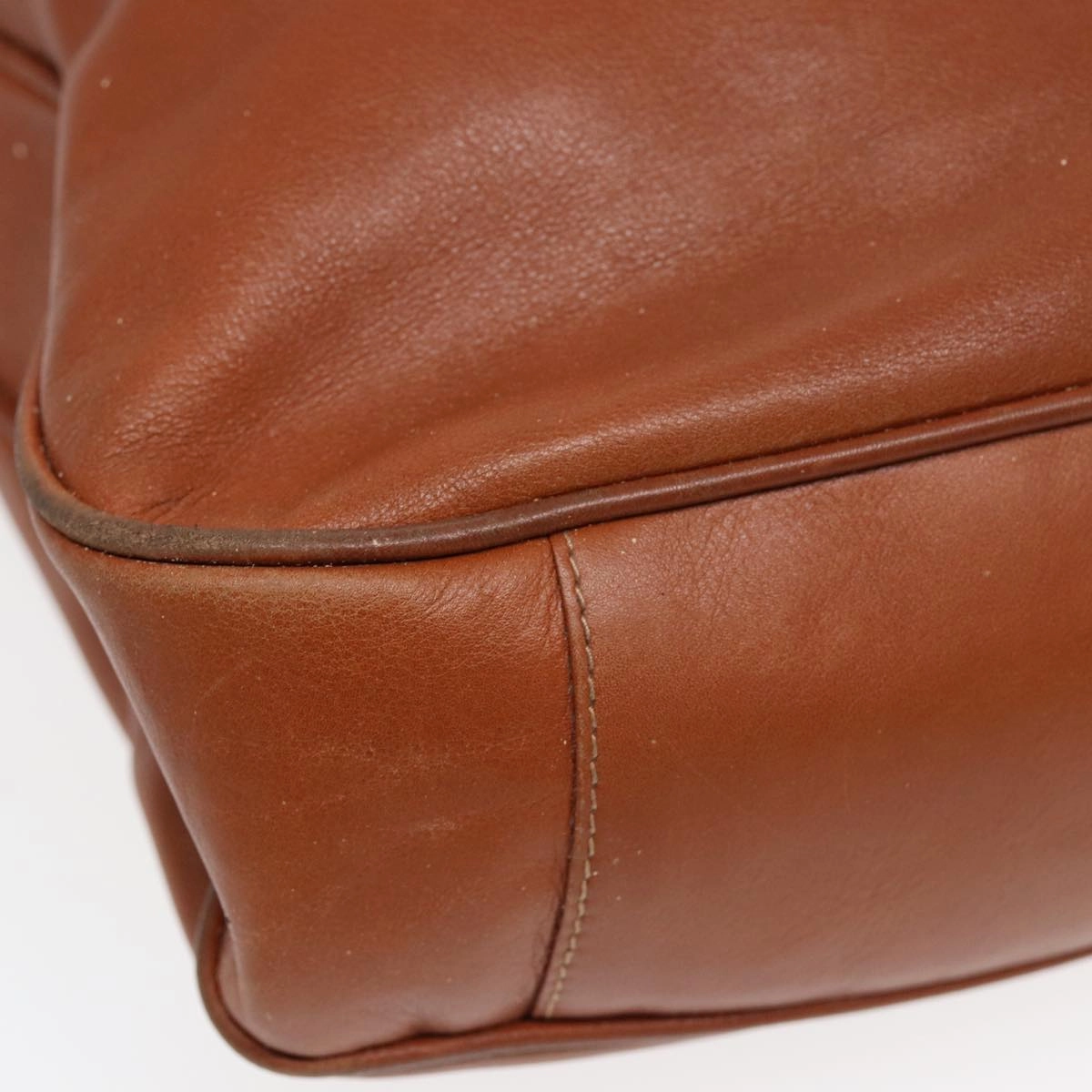 GUCCI Bamboo Shoulder Bag Leather 2way Brown 001 14 1577  84763