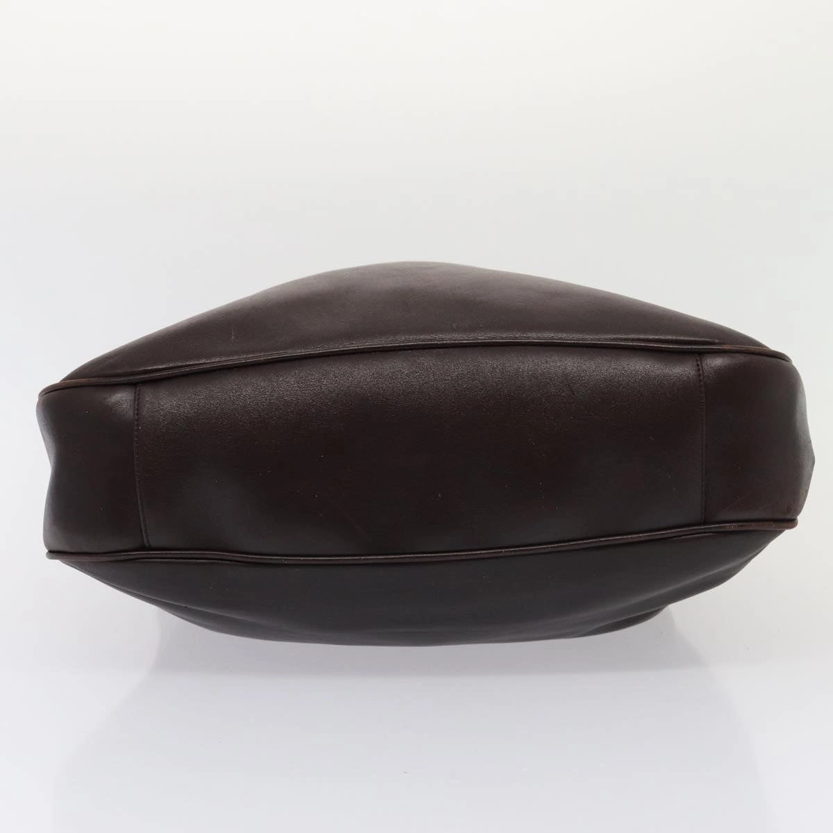 GUCCI Bamboo Shoulder Bag Leather 2way Brown 001 2123 1577  80117