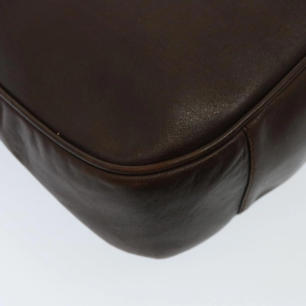 GUCCI Bamboo Shoulder Bag Leather 2way Brown 001 3754 1577  78088