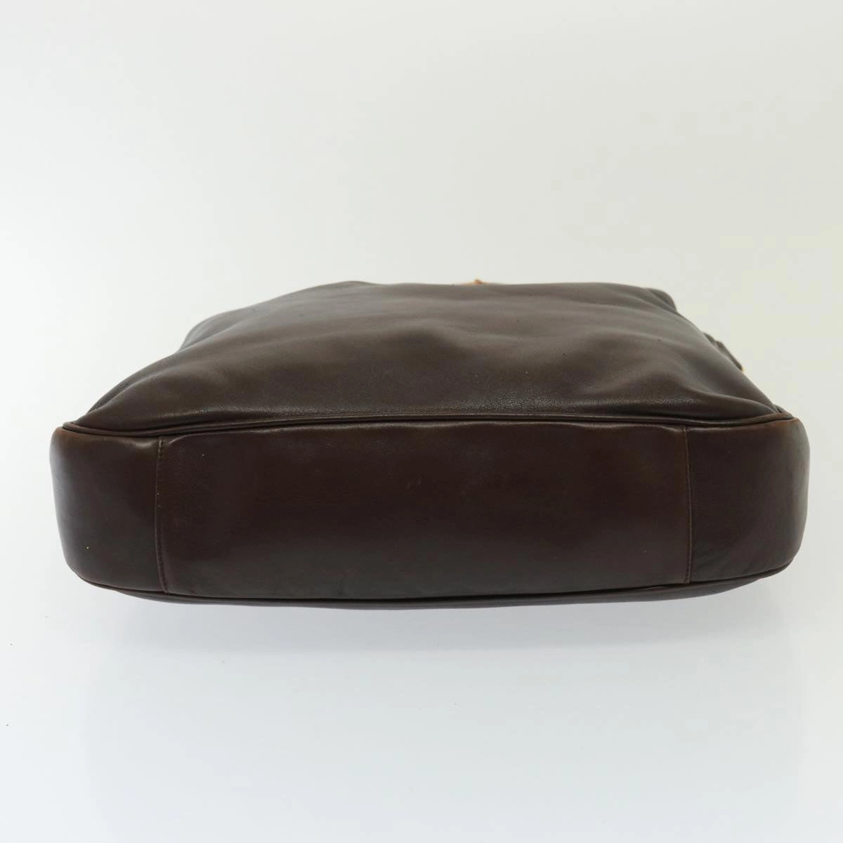 GUCCI Bamboo Shoulder Bag Leather 2way Brown 001 3754 1577  78088