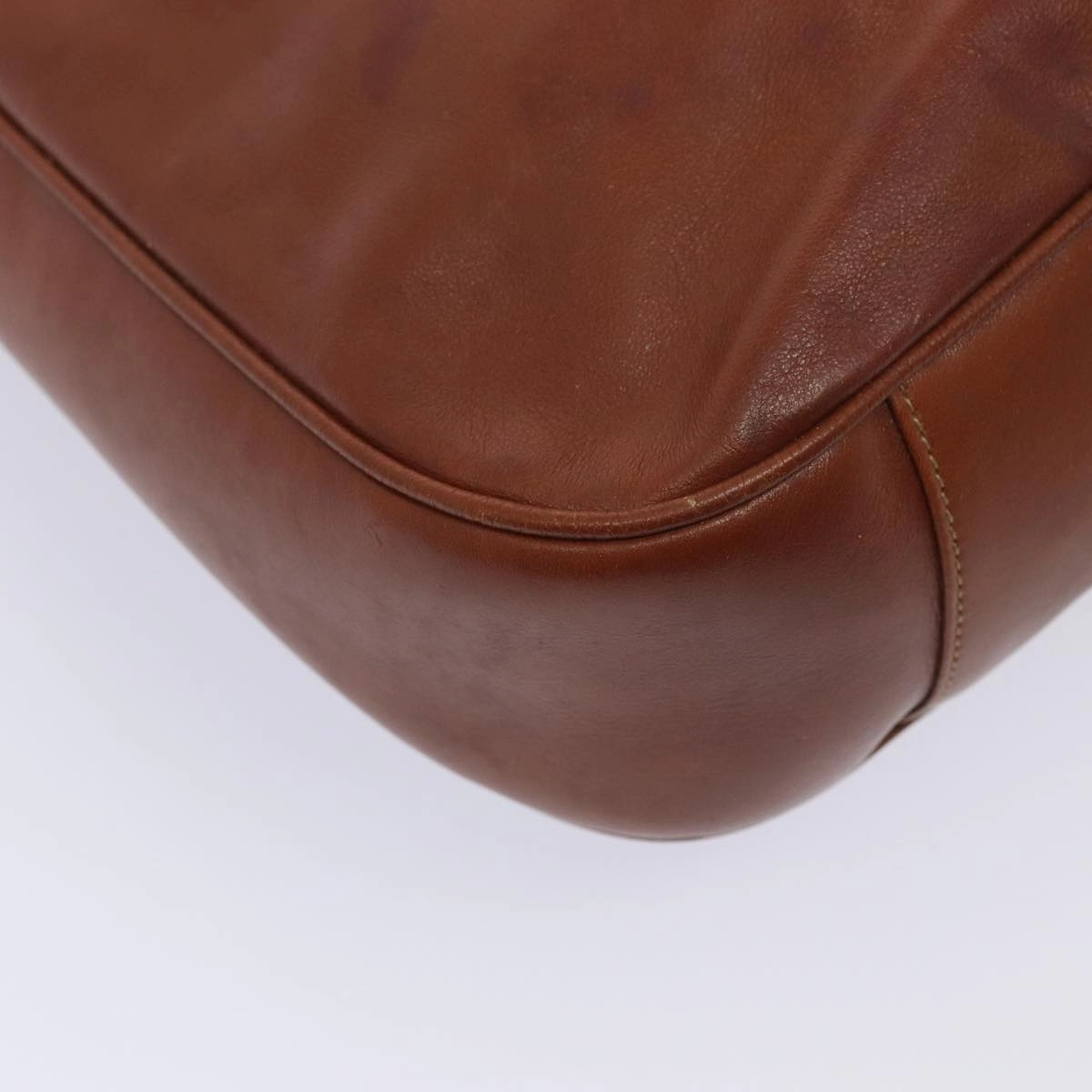 GUCCI Bamboo Shoulder Bag Leather Brown 001 1781 1577  80180